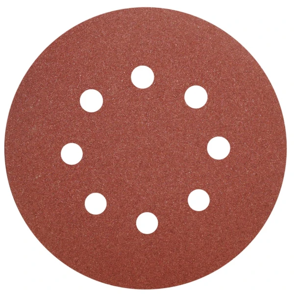 LIJA DISCO VELCRO Ø150MM CAJA 5 PZAS INGCO AKRS150051 P/ ROTORBITAL