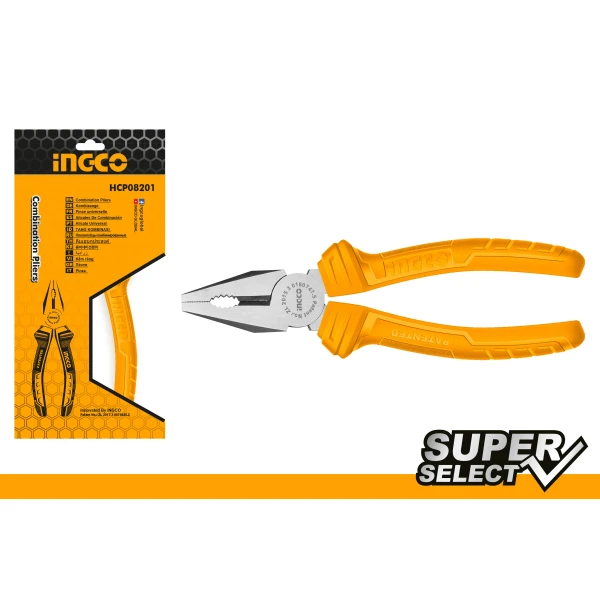 PINZA COMBINADA 8" SUPER SELECT INGCO HCP08201