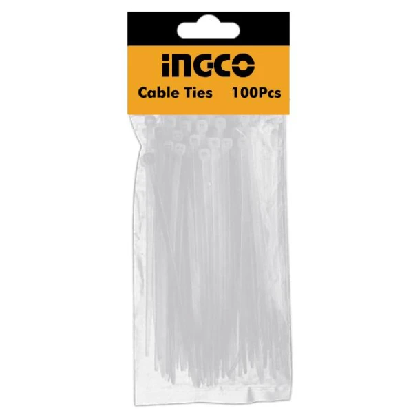 COLLARIN PRECINTO BLANCO 30 CM X 4.8 INGCO HCT3002 100 U X PACK