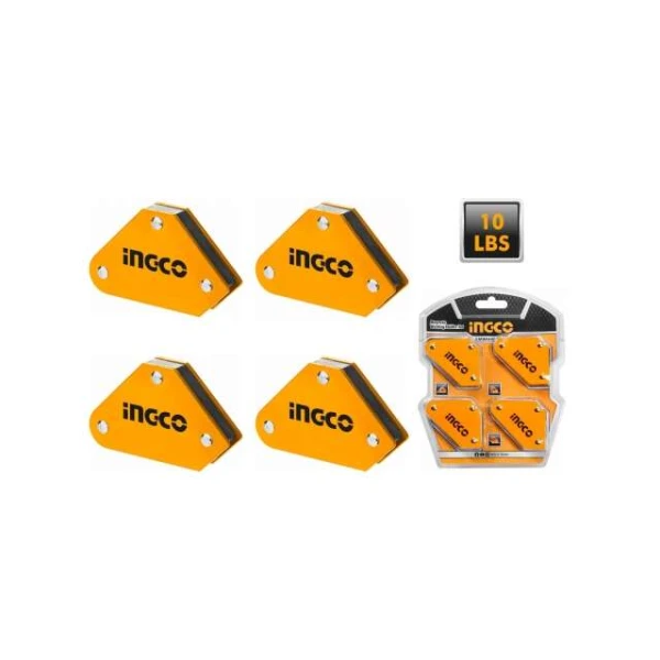 SEE X4 ESCUADRAS MAGNETICAS INGCO AMWH4001
