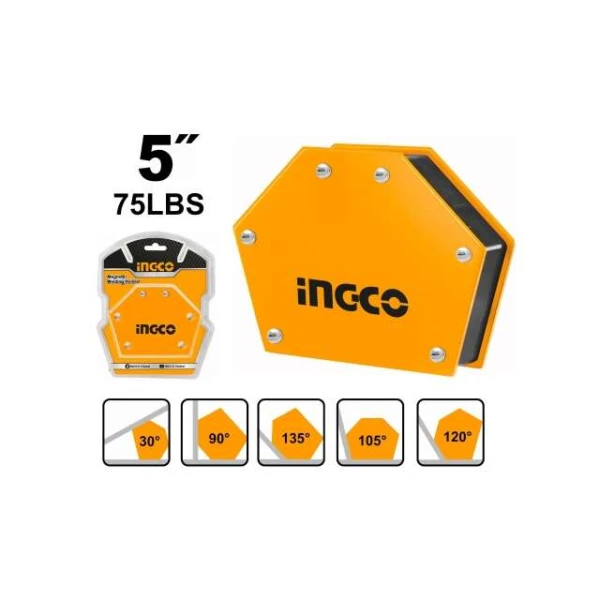 ESCUADRA 5" MULTI ANGULO MAGNETICA INGCO AMWH75052