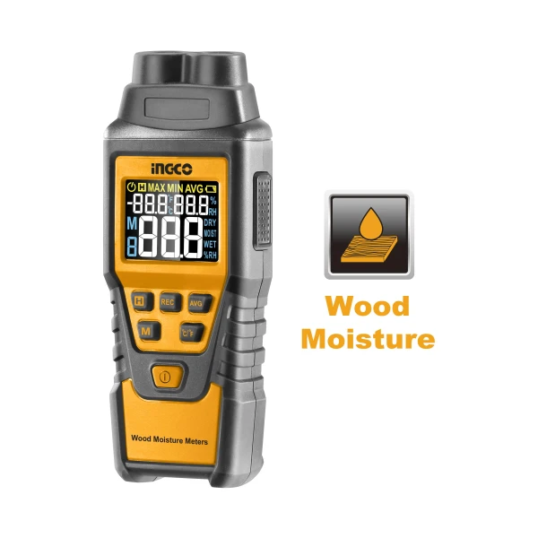 MEDIDOR DE HUMEDAD EN MADERA YESO HORMIGON INGCO HETWM01