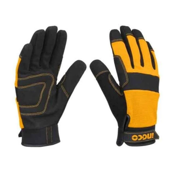 GUANTES MECANICO MICROFIBRA XL INGCO HGMG01-XL