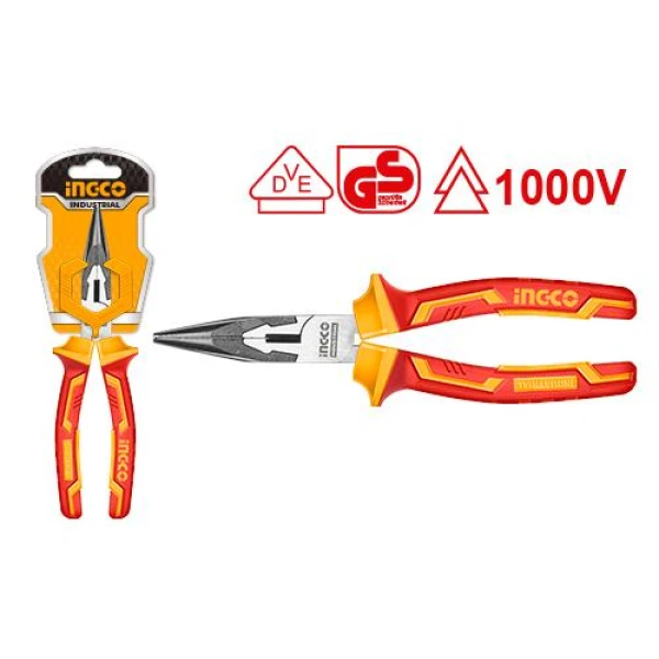 ALICATE AISLADO 8" PUNTA FINA HILNP28208 INGCO
