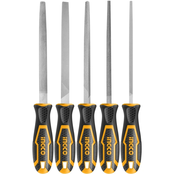 JUEGO DE 5 LIMAS 8'' INGCO HKTFS0508