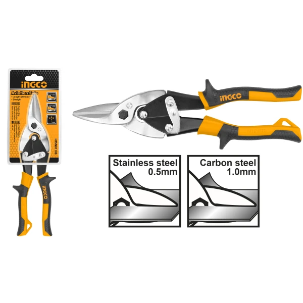 TIJERA CHAPISTA CHAPA 10" CORTE RECTO INGCO HTSN0110S