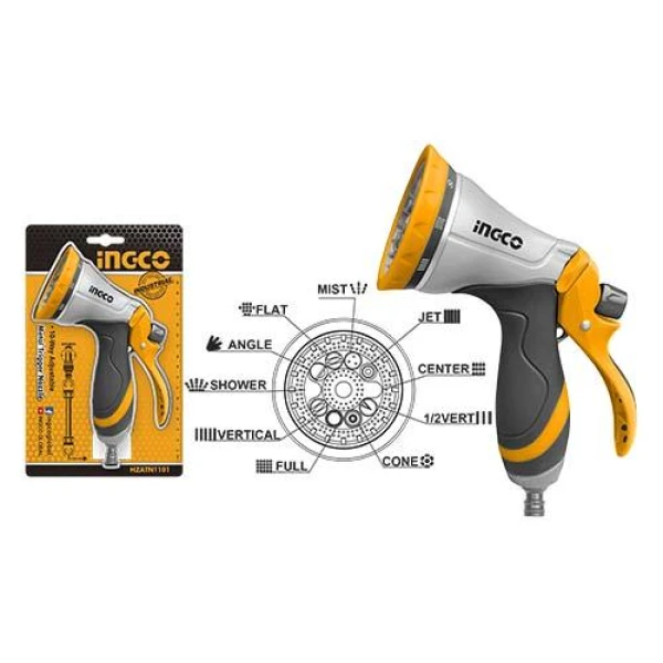 RIEGO METALICO PUNTERO HZATN1101 INGCO