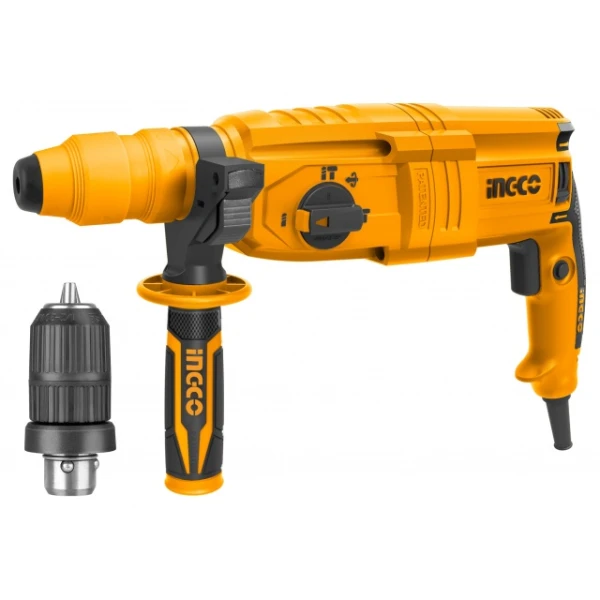 ROTOMARTILLO C/MANDRIL ADAPTADOR INGCO RGH9028-2 800W 0-1200RPM 2.5 JOULE