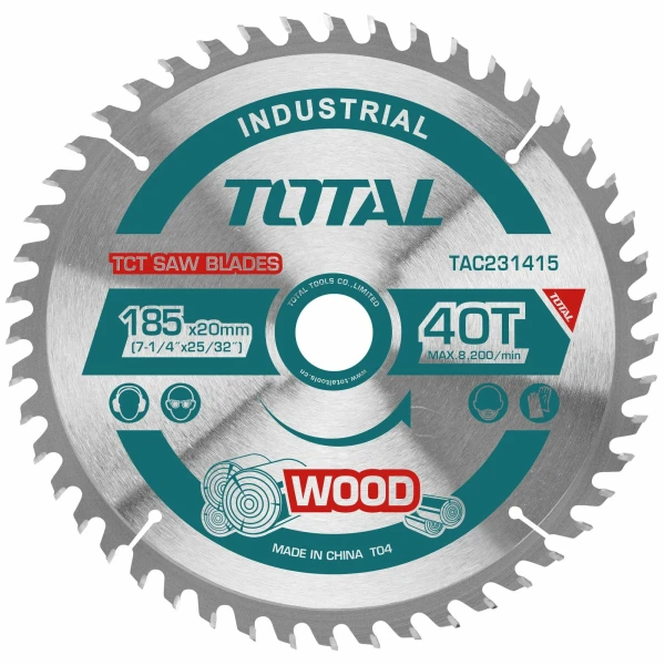 DISCO MADERA SIERRA CIRCULAR 7,1/4´´ 40 DIENTES