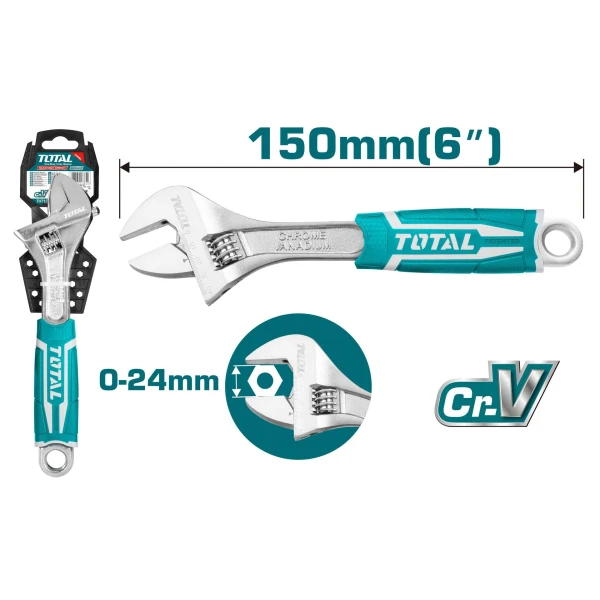 LLAVE FRANCESA 6´´ 150MM