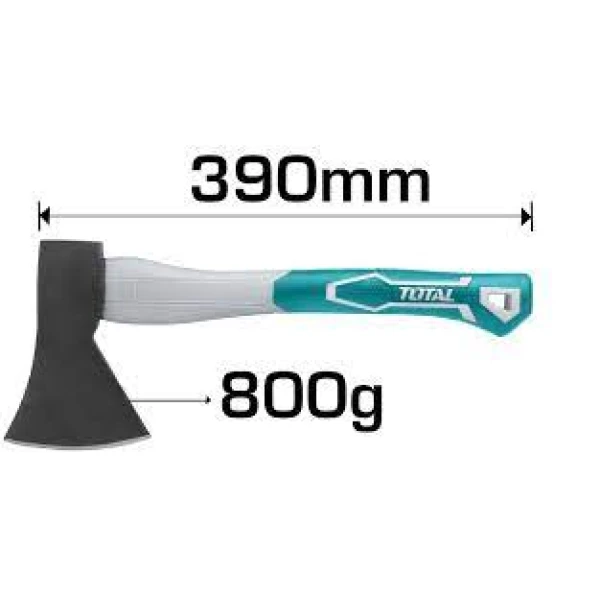 Hacha mango fibra vidrio 800g