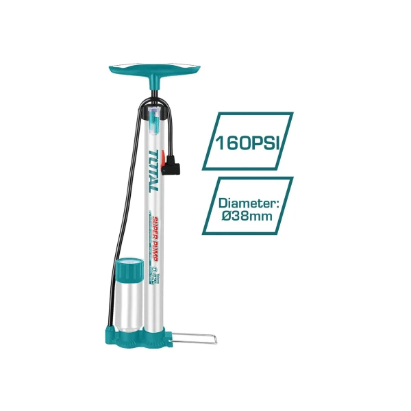 INFLADOR DE PIE 500 MM CON MANOMETRO