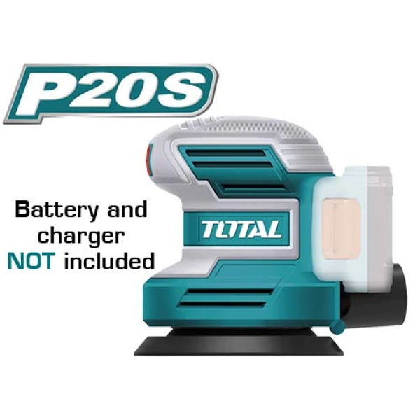 LIJADORA ROTO ORBITAL A BATERÍA 20V TOTAL