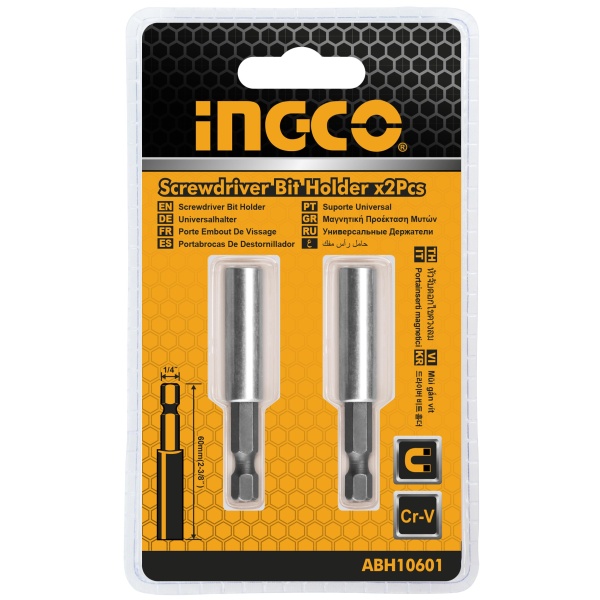 ALARGADOR PROLONGADOR 60MM HEXAGONAL MAGNETICO INGCO ABH10601