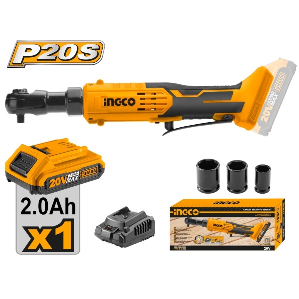 LLAVE CRIQUET 20V INGCO CDRLI206015 LINEA P20S