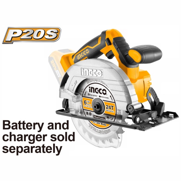 SIERRA CIRCULAR 20VOLT P20S 165MM CSLI1651 INGCO