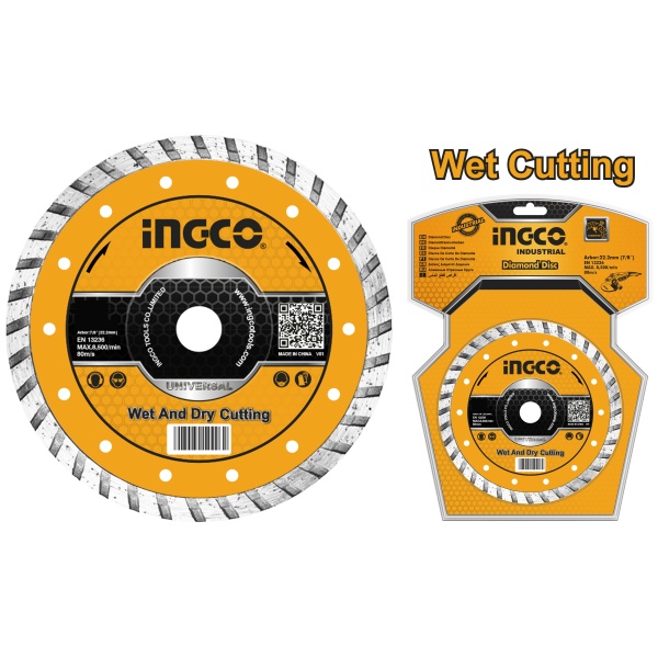 DISCO ULTRAFINO TURBO 7" X 22.2MM 1.2MM DMD031801HT INGCO