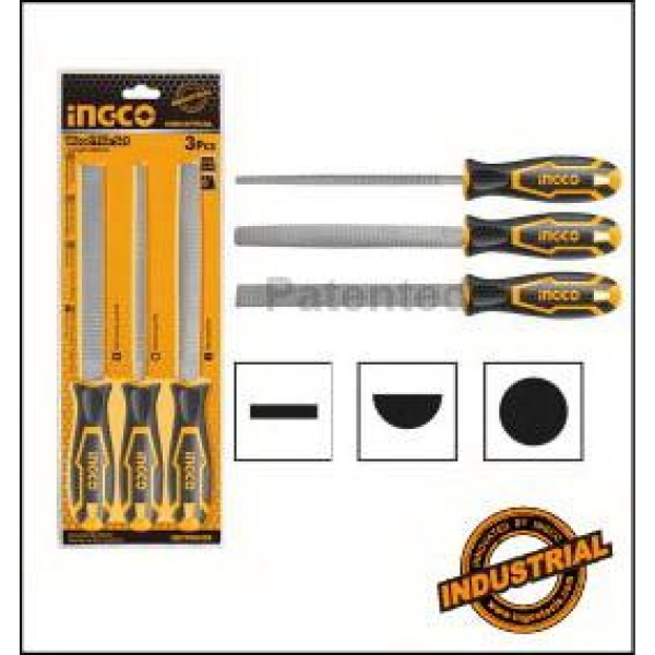 JUEGO DE 3 ESCOFINAS P MADERA INGCO HKTFW0308
